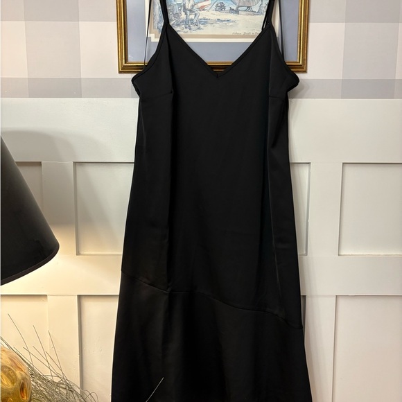 Sam Edelman Black Midi Dress Size Large - Picture 2 of 6